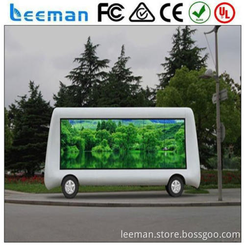 led display car Leeman 2015 led commercial advertising display screen